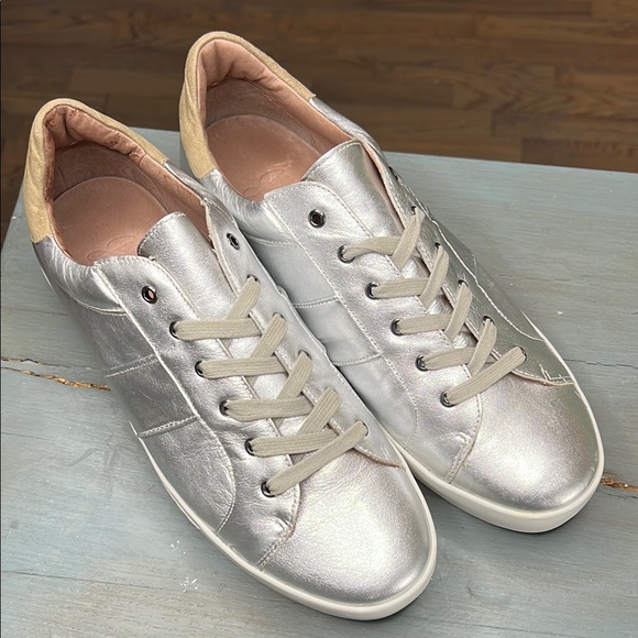 JOIE Silver Women's Sneakers - Picture 3 of 7